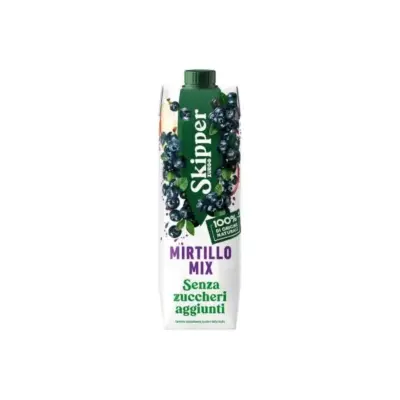 Skipper Senza Zucchero Aggiunto Mirtillo Brick 1 L
