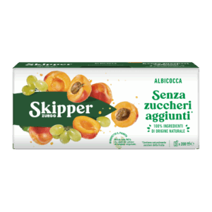 Skipper Succo Senza Zuccheri Aggiunti Albicocca 3 x 200 ml