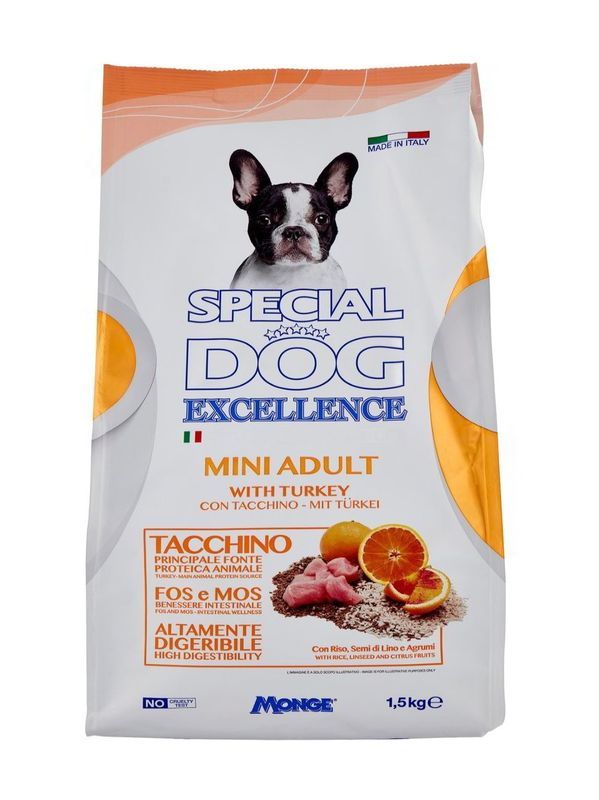 Special Dog Excellence Crocchette Mini Adult Tacchino 1,5 kg