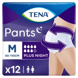 Tena Pants Plus Night Medium x 12