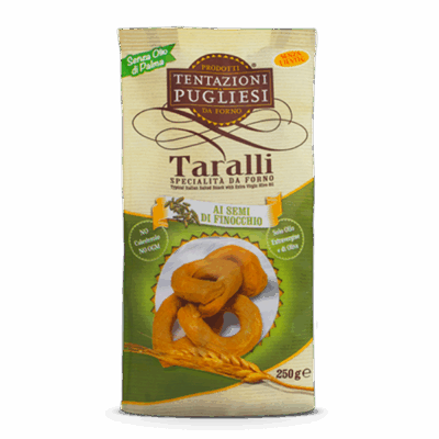 Tentazioni Pugliesi Taralli al Grano Arso 200 g