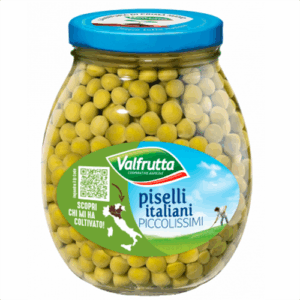 Valfrutta Piselli Piccoli Vetro 360 g/230 g