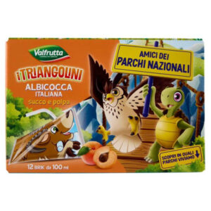 Valfrutta Triangolini Pesca 12 x 100 ml