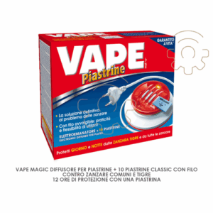 Vape Elettroemanatore + 10 Piastrine