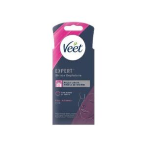 Veet Expert Strisce Depilatorie Viso x 12