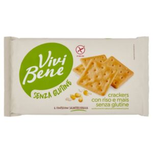 Vivi Bene Crackers Riso/Mais Senza Glutine 200 g