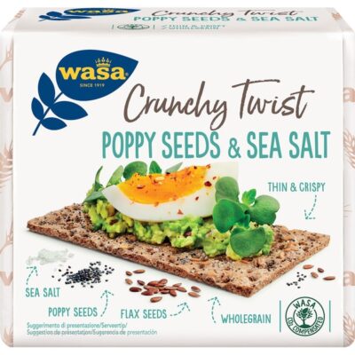 Wasa Poppy Seed & Sea Salt 245 g