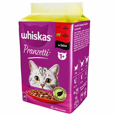 Whiskas Pranzetti Carni Miste 6 x 50 g