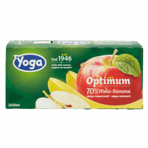 Yoga Succo Mela/Banana Brik 6 x 200 ml