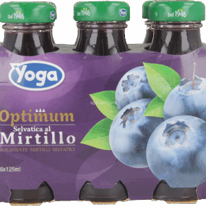 Yoga Succo Mirtillo Bottiglia 6 x 125 ml