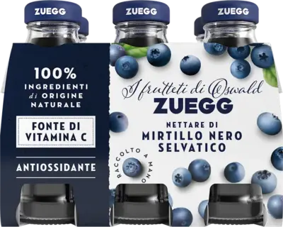 Zuegg Succo Mirtillo Vetro 6 x 125 ml