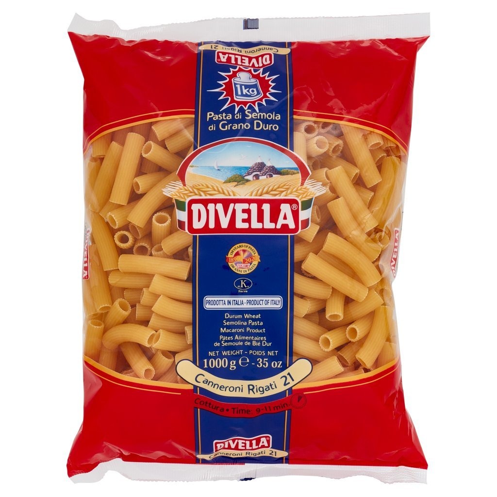 2899-divella-canneroni-rigati-n-21-1-kg Divella Canneroni Rigati N.21 1 kg - immagine 1