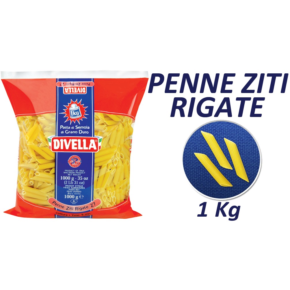 2902-divella-penne-ziti-rigate-n-27-1-kg Divella Penne Ziti Rigate N. 27 1 kg - immagine 1