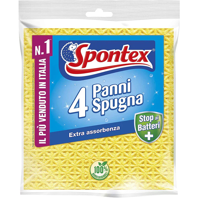 6990-spontex-panno-spugna-x-4 Spontex Panno Spugna x 4 - immagine 1