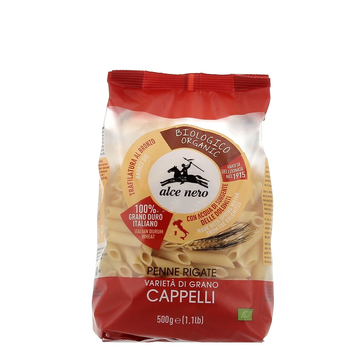 Alce-Nero-Penne-Rigate-Cappelli-Bio-500-g-1 Alce Nero Penne Rigate Cappelli Bio 500 g - immagine 1