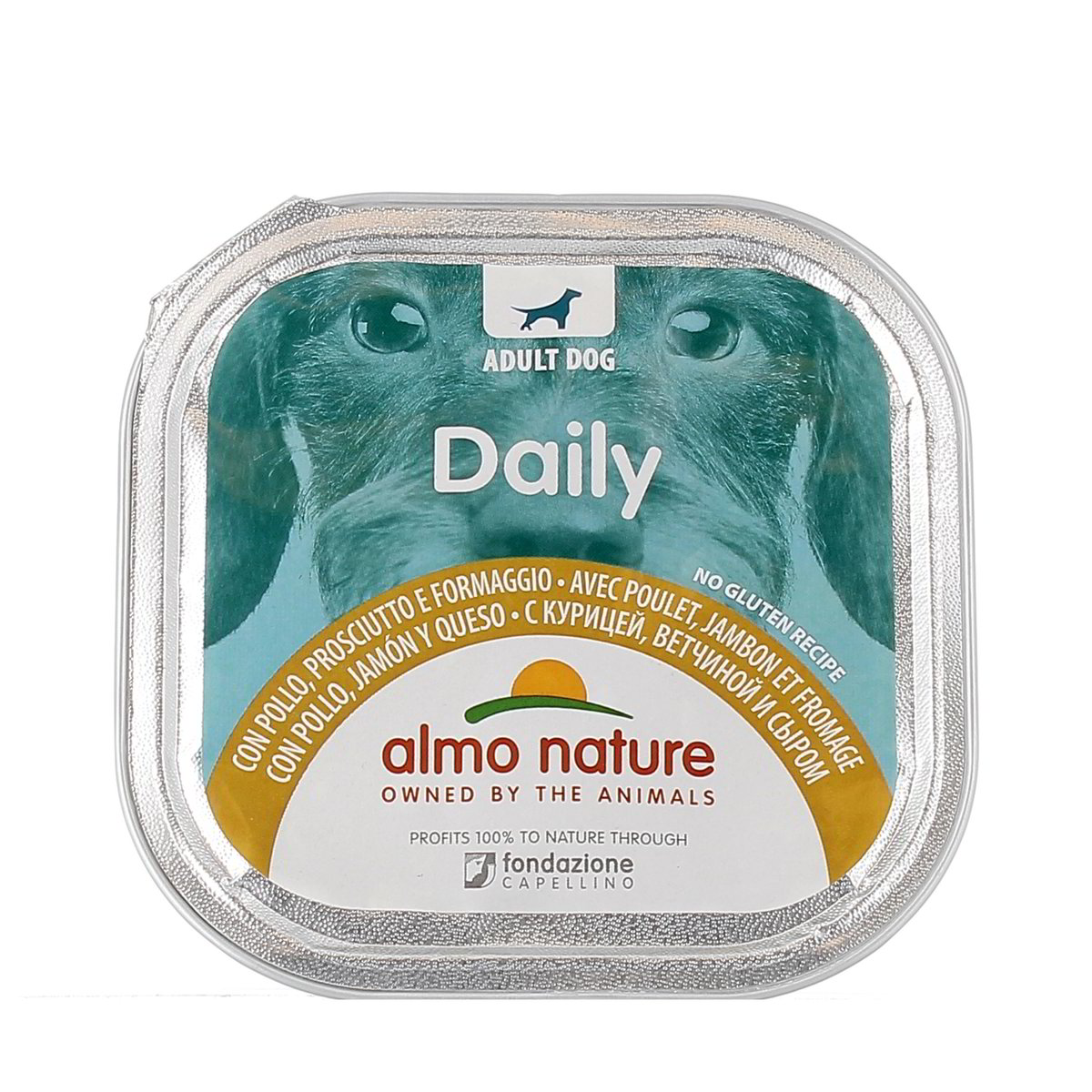 Almo-Nature-Cane-Daily-Pollo-Prosciutto-Formaggio-300-g-1 Almo Nature Cane Daily Pollo Prosciutto Formaggio 300 g - immagine 1