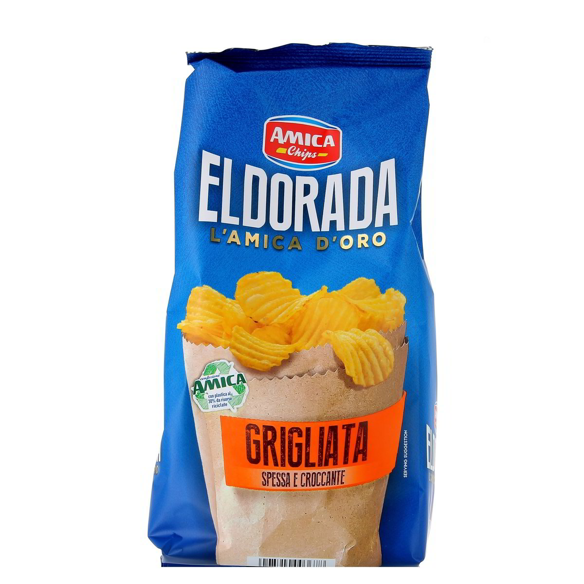 Amica-Chips-Eldorada-Grigliata-130-g Amica Chips Eldorada Grigliata 130 g - immagine 1
