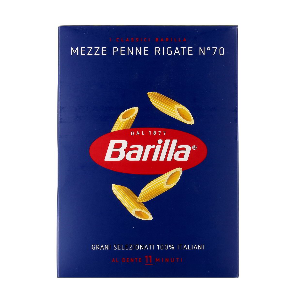 Barilla-Mezze-Penne-Rigate-N70-500-g Barilla Mezze Penne Rigate N.70 500 g - immagine 1