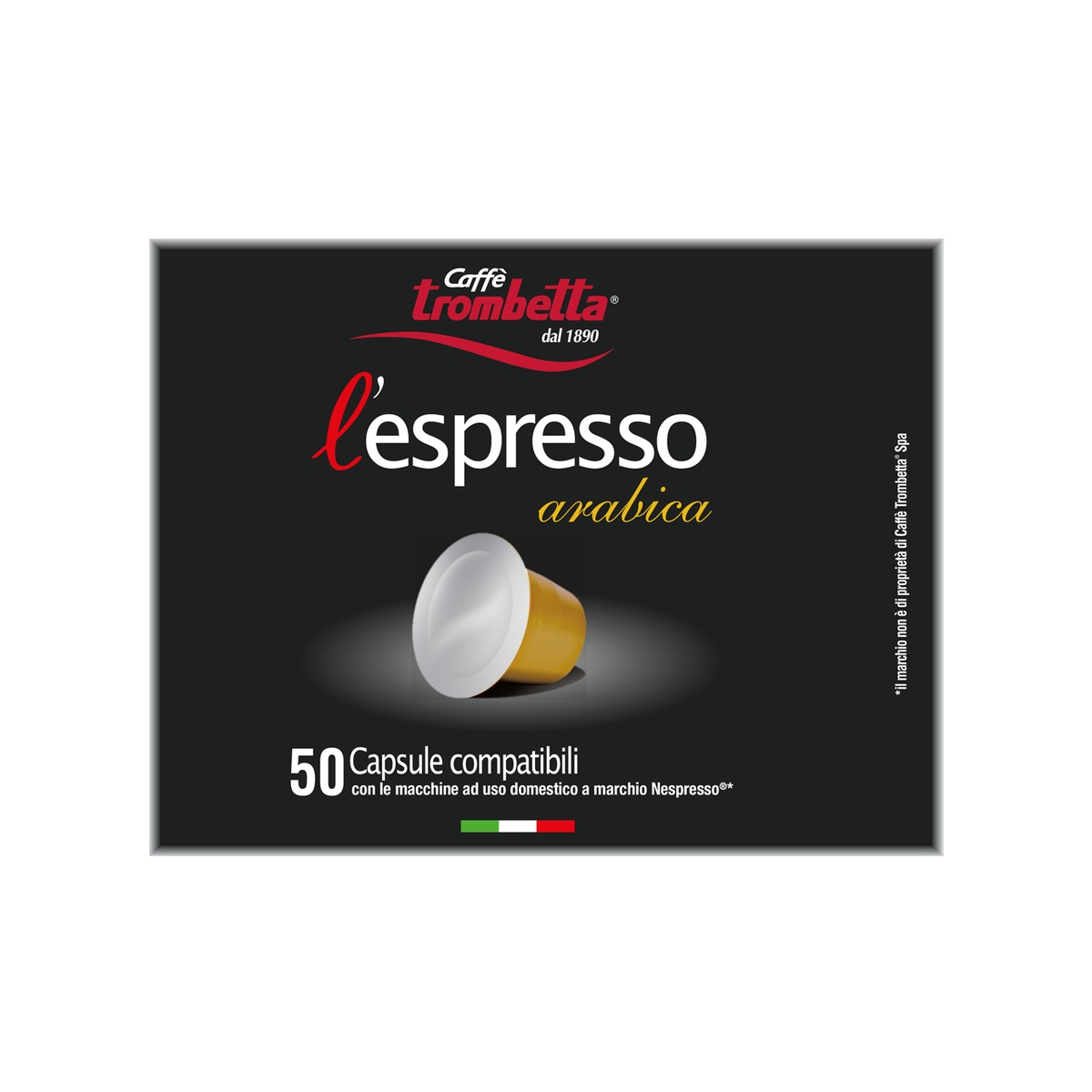 Caffe-Trombetta-Capsule-lEspresso-Compatibili-Nespresso-Arabica-3x50-1 Caffè Trombetta Capsule l'Espresso Compatibili Nespresso | Arabica - 3x50 - immagine 1