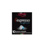 Caff&egrave; Trombetta Capsule l'Espresso Compatibili Nespresso | Decaffeinato - 8x10