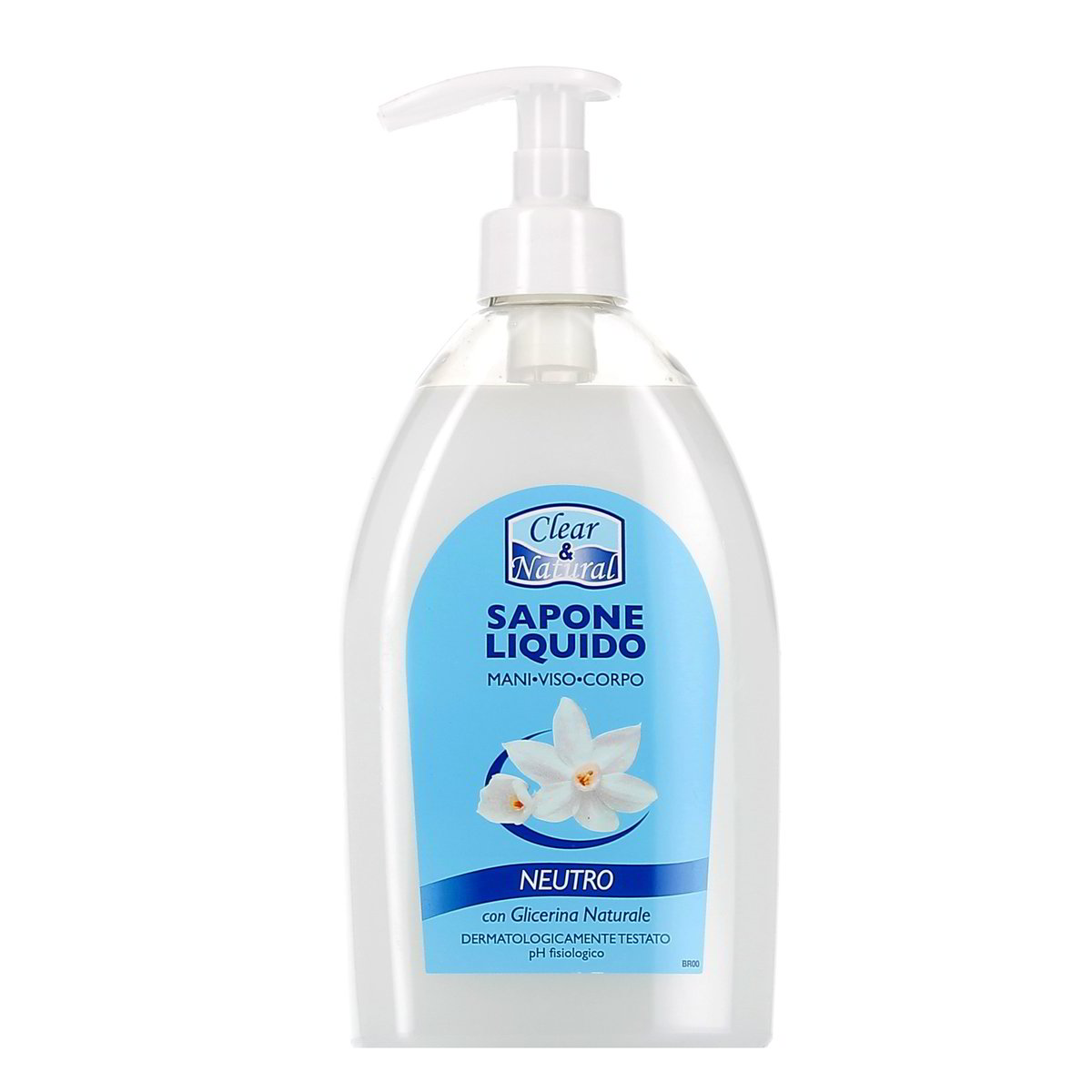 Clear-and-Natural-Sapone-Liquido-500-ml Clear & Natural Sapone Liquido 500 ml - immagine 1