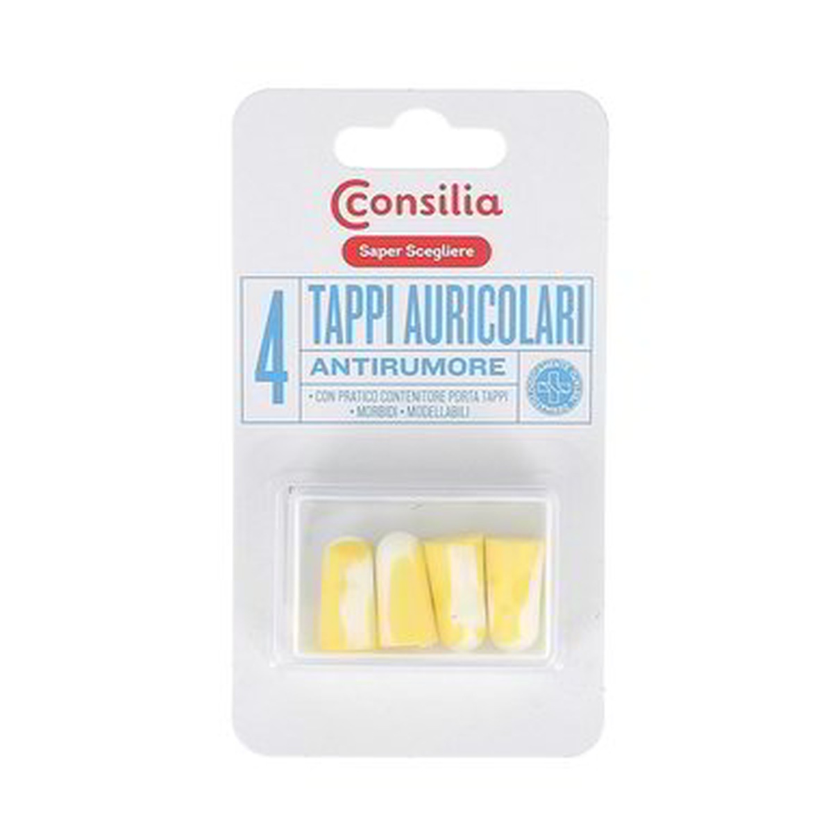 Consilia-4-Tappi-Auricolari-Antirumore Consilia 4 Tappi Auricolari Antirumore - immagine 1