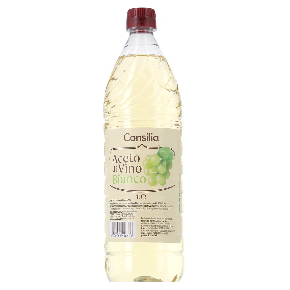 Consilia-Aceto-di-Vino-Bianco-6-percento-1-L Consilia Aceto di Vino Bianco 6% 1 L - immagine 1