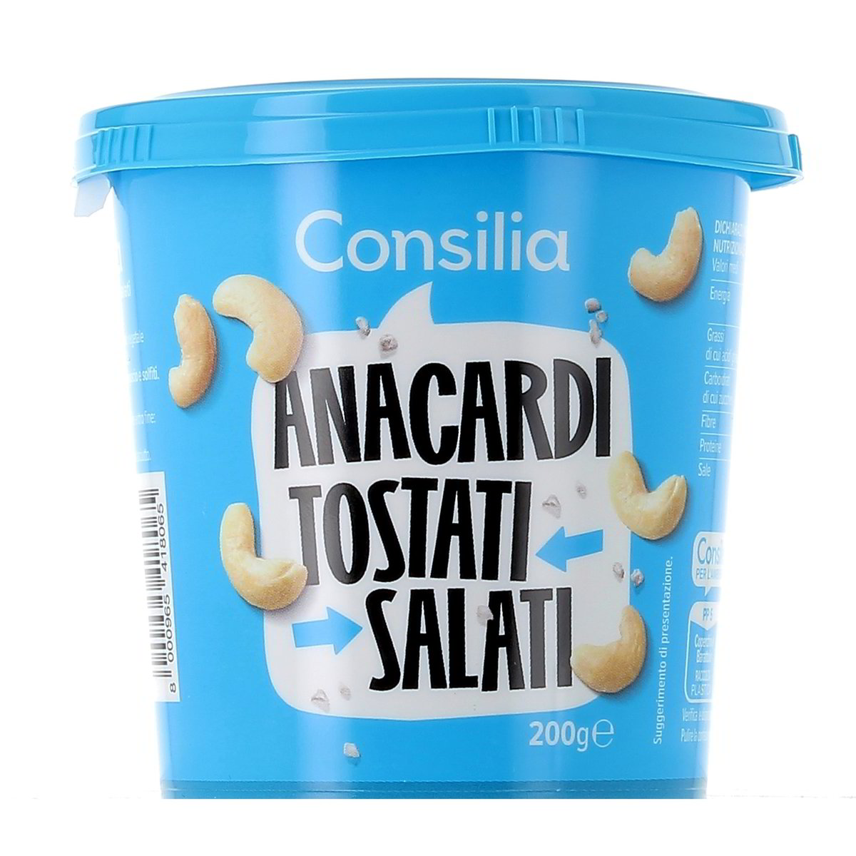 Consilia-Anacardi-Tostati-Salati-200-g Consilia Anacardi Tostati Salati 200 g - immagine 1