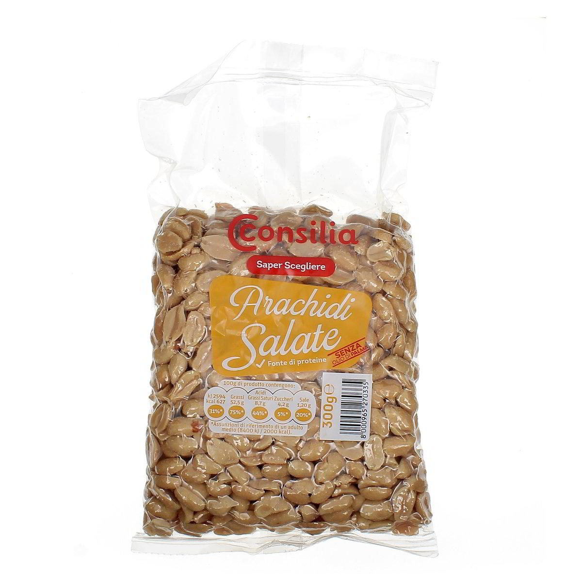 Consilia-Arachidi-Salate-300-g Consilia Arachidi Salate 300 g - immagine 1
