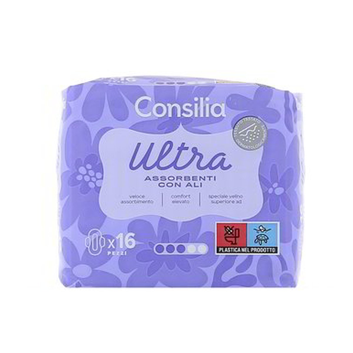Consilia-Assorbenti-Ultra-con-Ali-x-16 Consilia Assorbenti Ultra con Ali x 16 - immagine 1