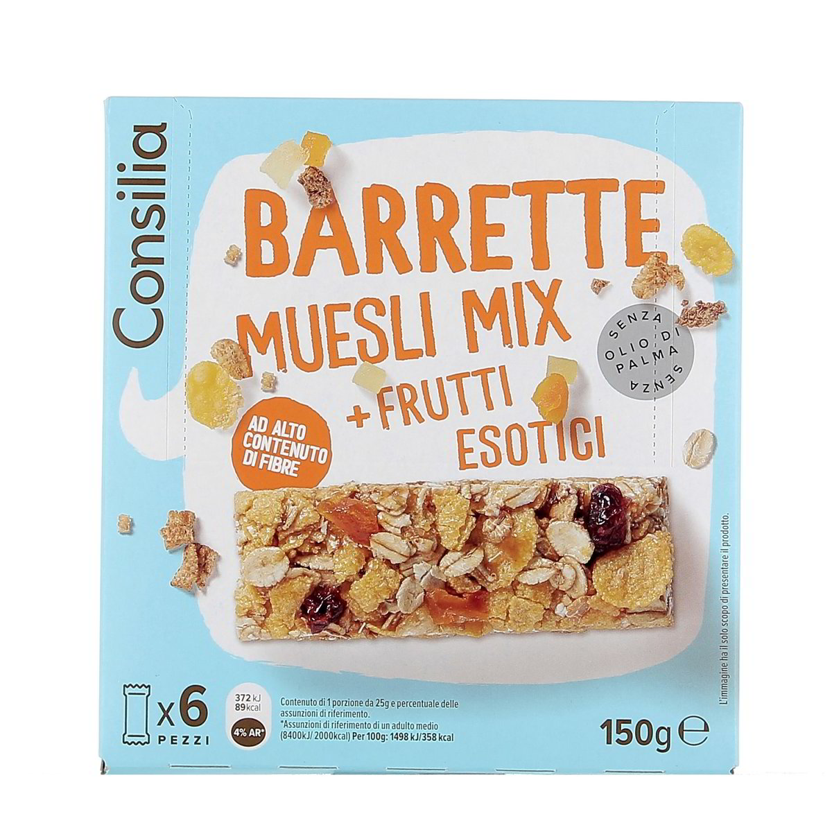 Consilia-Barrette-Muesli-Mix-Frutti-150-g Consilia Barrette Muesli Mix Frutti 150 g - immagine 1