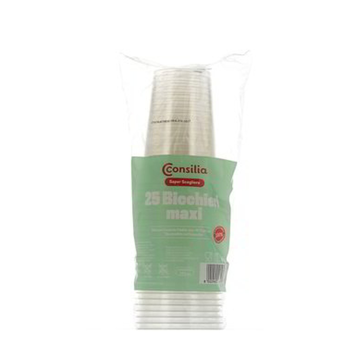 Consilia-Bicchieri-Trasparenti-PLA-390-cc-x-25 Consilia Bicchieri Trasparenti PLA 390 cc x 25 - immagine 1