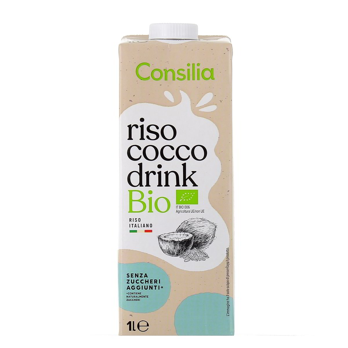 Consilia-Bio-Bevanda-Riso-e-Cocco-Senza-Zucchero-1-L Consilia Bio Bevanda Riso e Cocco Senza Zucchero 1 L - immagine 1