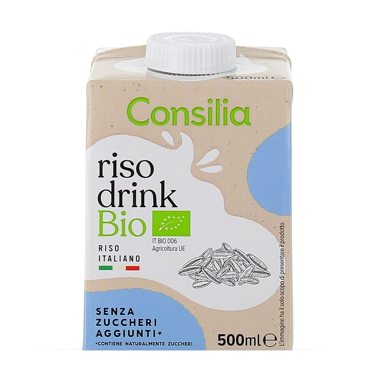 Consilia-Bio-Bevanda-di-Riso-Senza-Zucchero-500-ml Consilia Bio Bevanda di Riso Senza Zucchero 500 ml - immagine 1