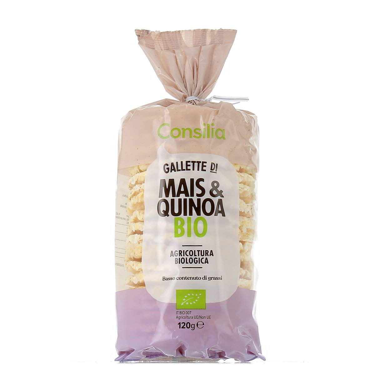 Consilia-Bio-Gallette-di-Mais-e-Quinoa-120-g Consilia Bio Gallette di Mais e Quinoa 120 g - immagine 1
