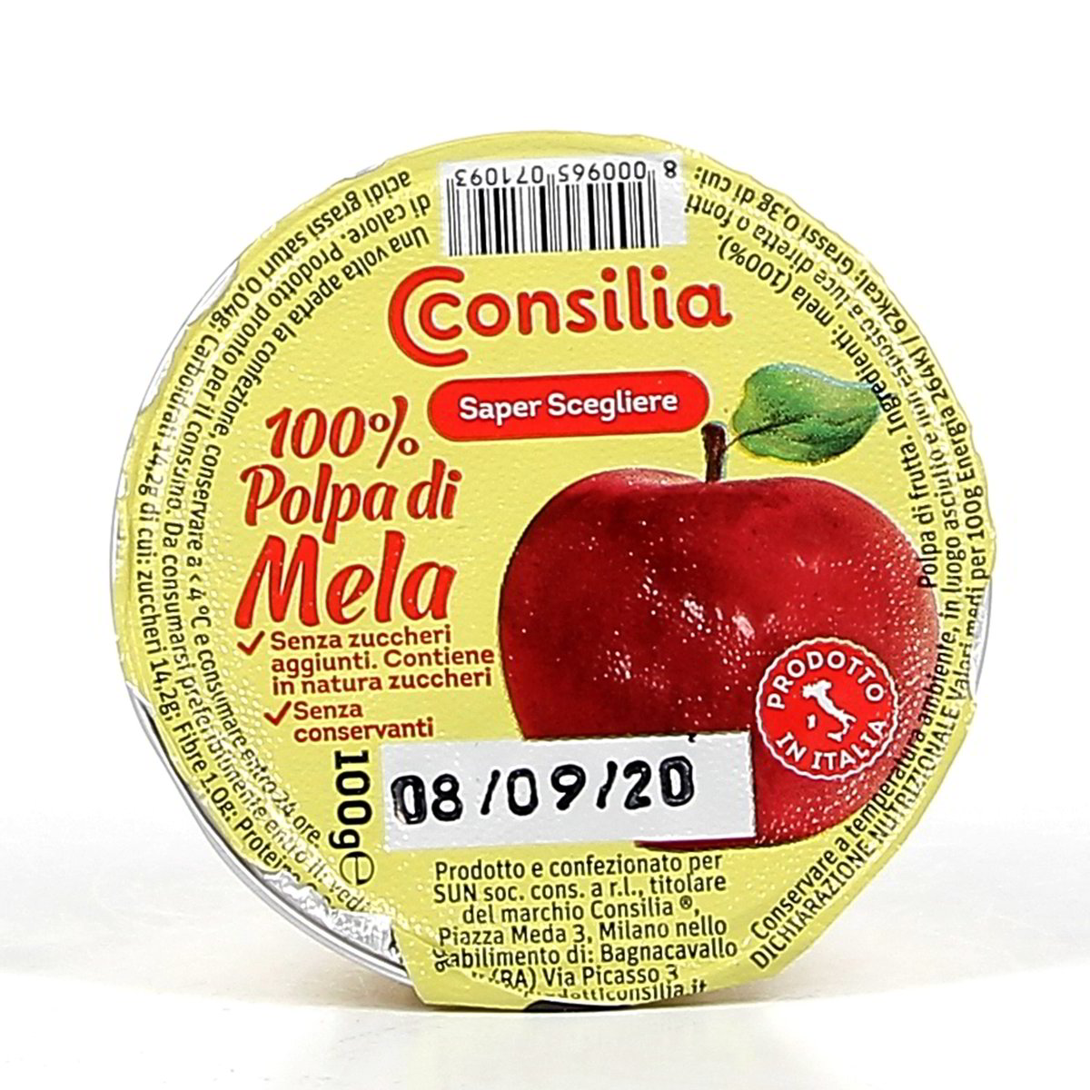 Consilia-Bio-Polpa-di-Mela-100-g Consilia Bio Polpa di Mela 100 g - immagine 1