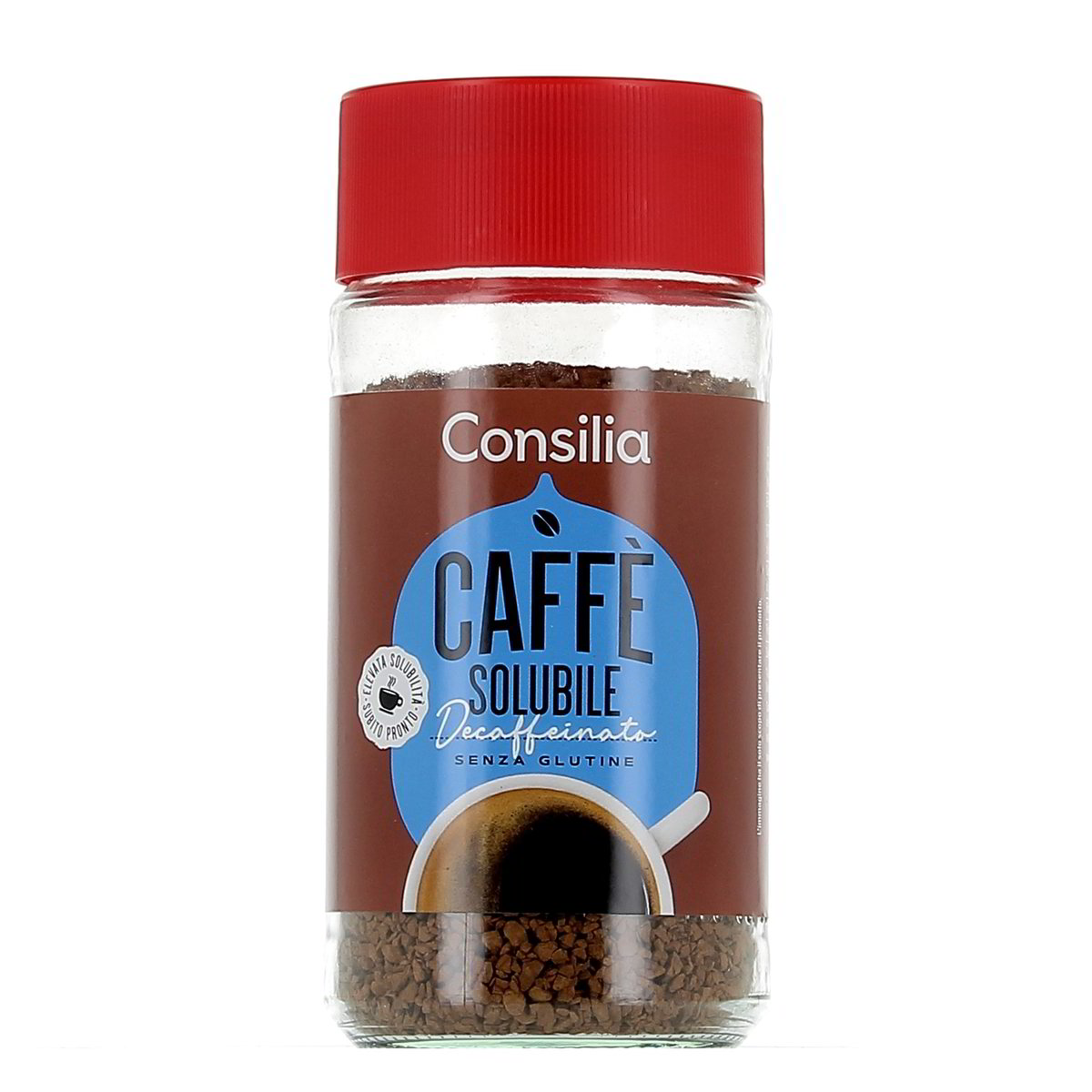 Consilia-Caffe-Solubile-Decaffeinato-100-g Consilia Caffè Solubile Decaffeinato 100 g - immagine 1