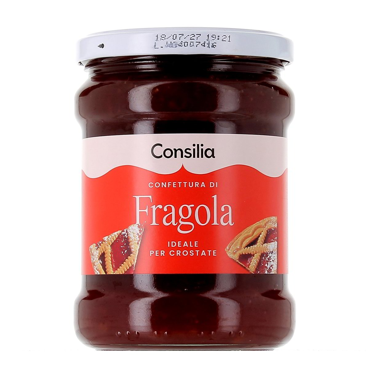 Consilia-Confettura-35-percento-Fragola-600-g Consilia Confettura 35% Fragola 600 g - immagine 1