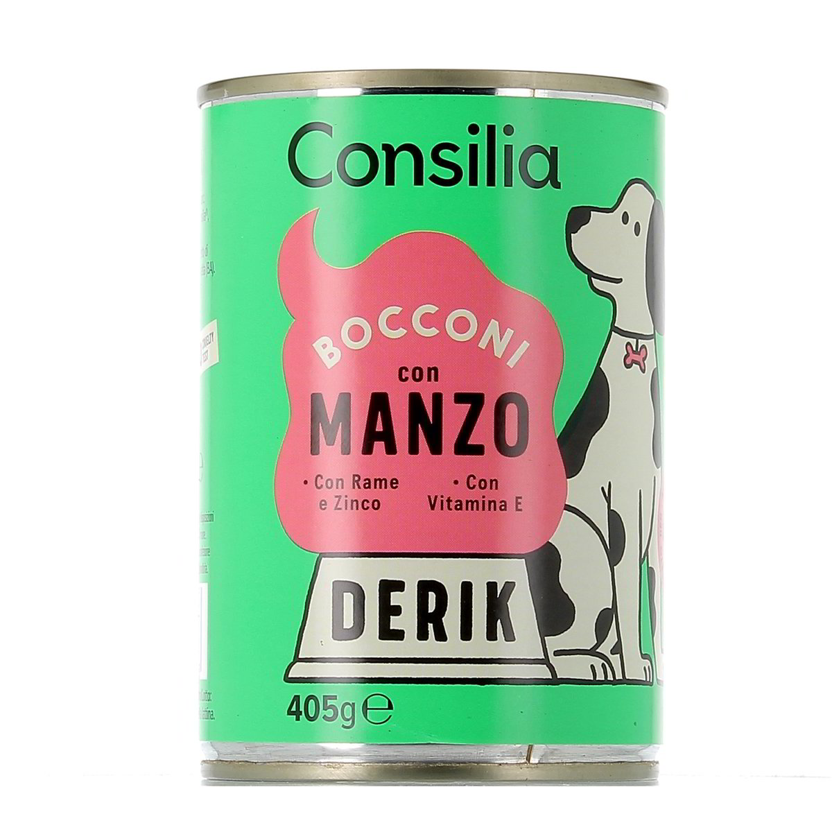Consilia-Derik-Bocconi-Cane-Manzo-405-g Consilia Derik Bocconi Cane Manzo 405 g - immagine 1