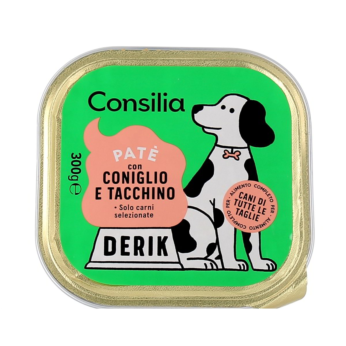 Consilia-Derik-Pate-Con-Tacchino-300-g Consilia Derik Paté Con Tacchino 300 g - immagine 1