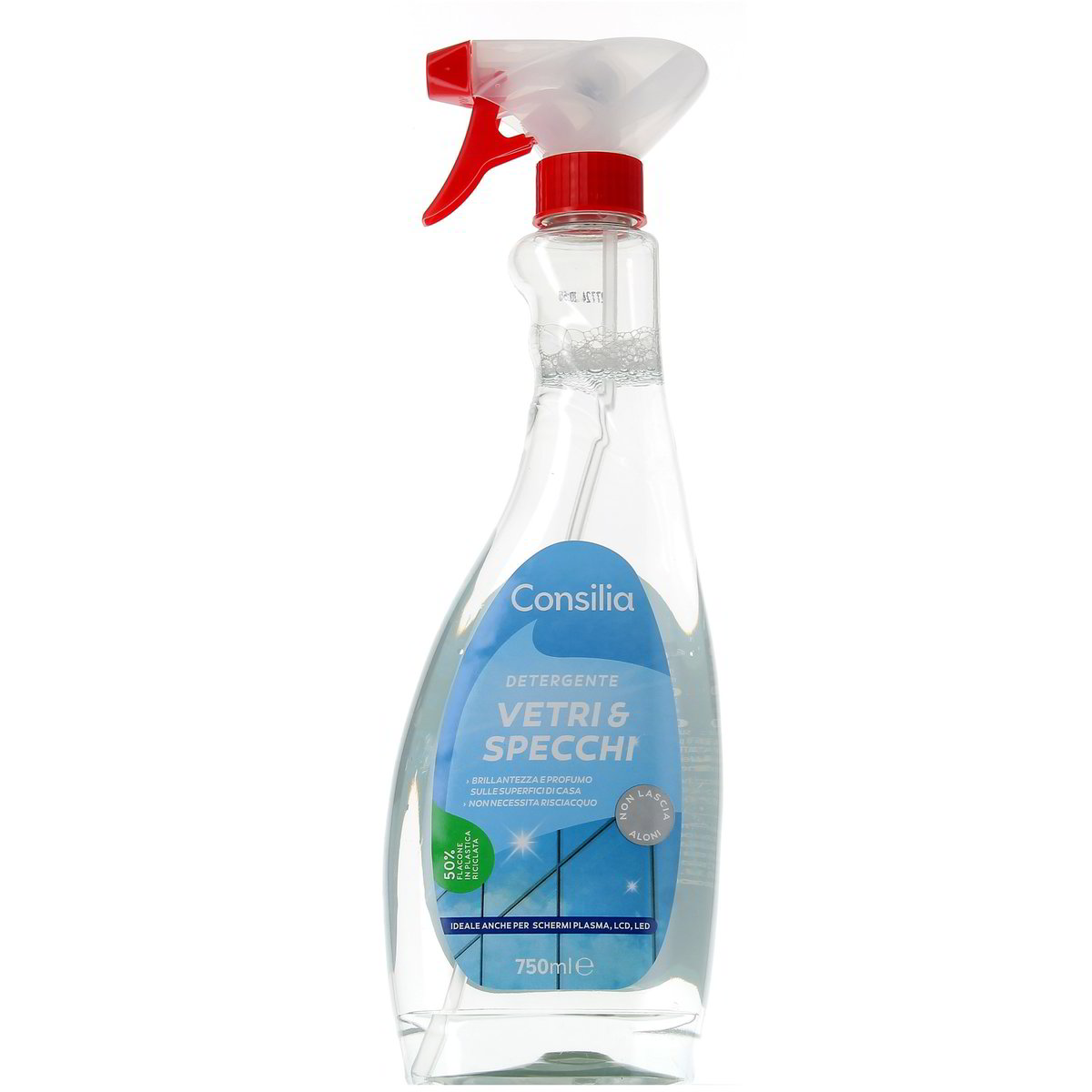 Consilia-Detergente-Vetri-and-Specchi-Spray-750-ml Consilia Detergente Vetri & Specchi Spray 750 ml - immagine 1