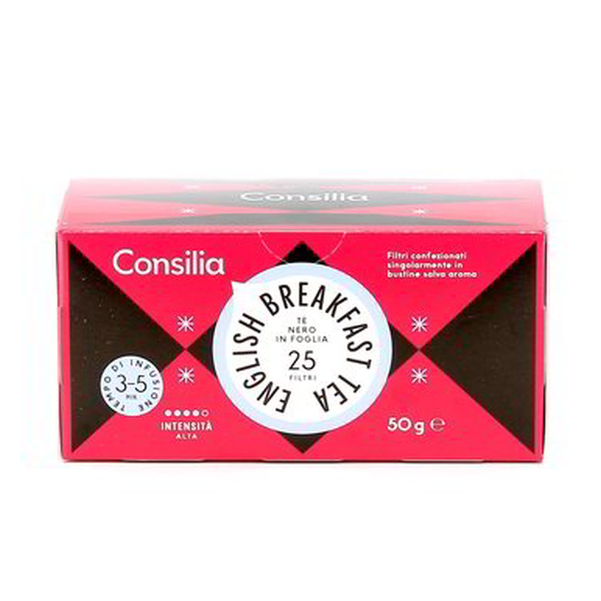 Consilia-English-Breakfast-Tea-25-Filtri Consilia English Breakfast Tea 25 Filtri - immagine 1