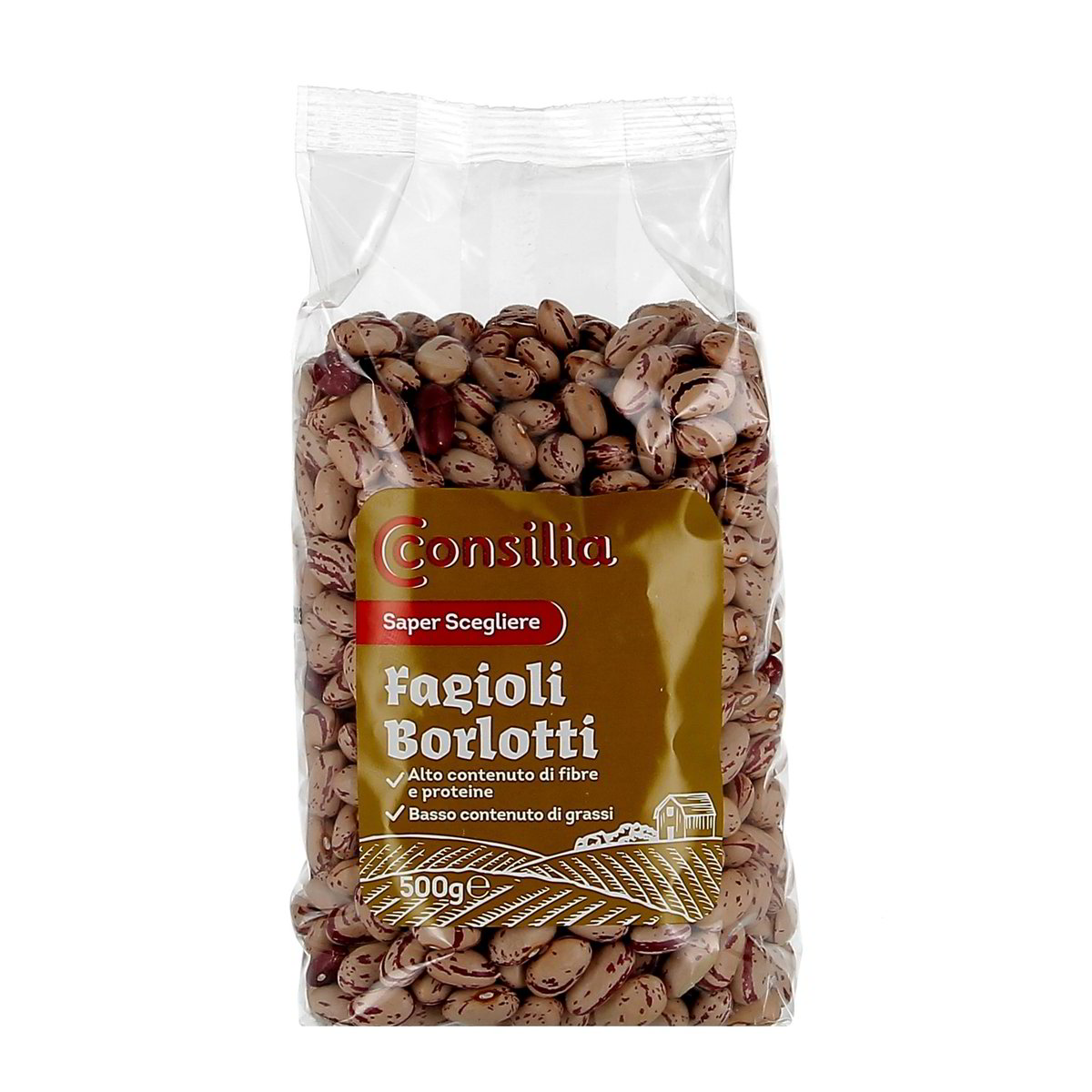 Consilia-Fagioli-Borlotti-500-g Consilia Fagioli Borlotti 500 g - immagine 1