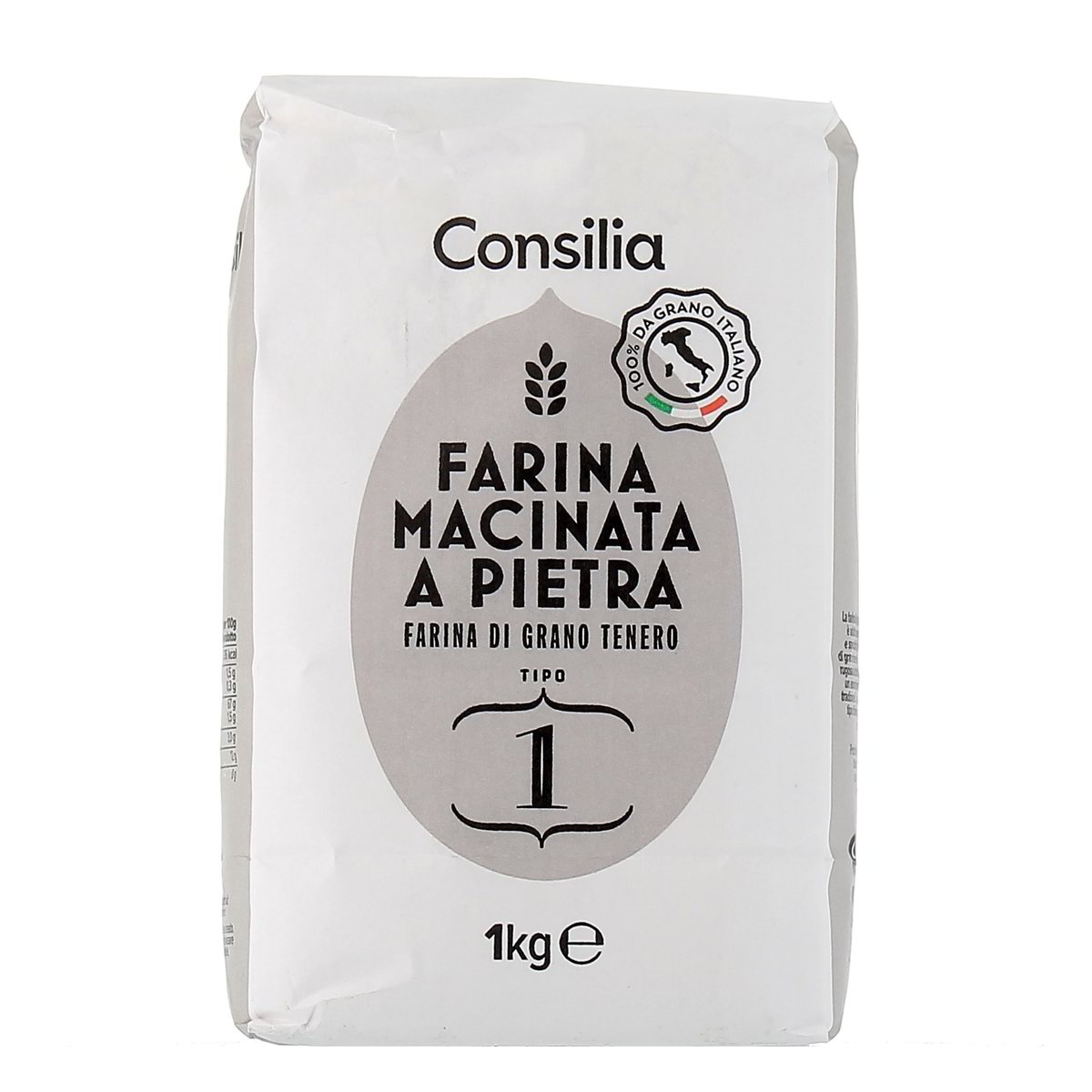 Consilia-Farina-Tipo-1-Macinata-a-Pietra-1-kg Consilia Farina Tipo 1 Macinata a Pietra 1 kg - immagine 1