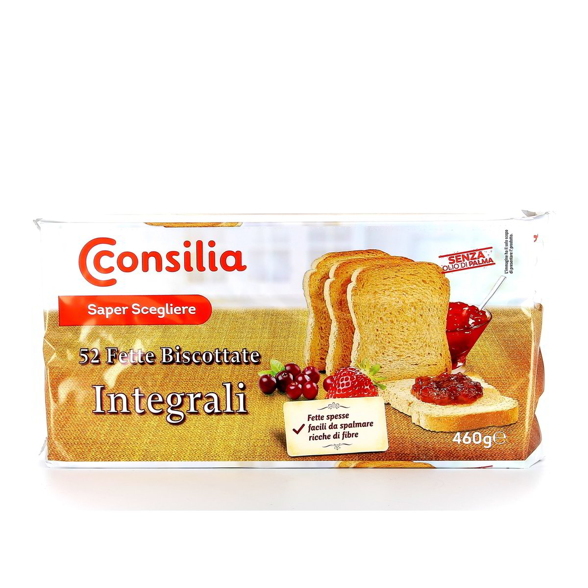 Consilia-Fette-Biscottate-Integrali-460-g Consilia Fette Biscottate Integrali 460 g - immagine 1