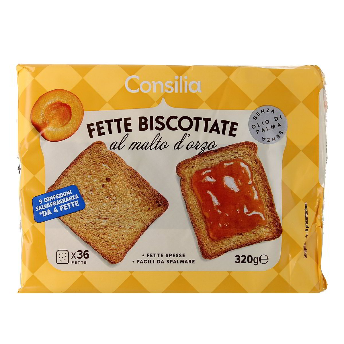 Consilia-Fette-Biscottate-al-Malto-320-g Consilia Fette Biscottate al Malto 320 g - immagine 1