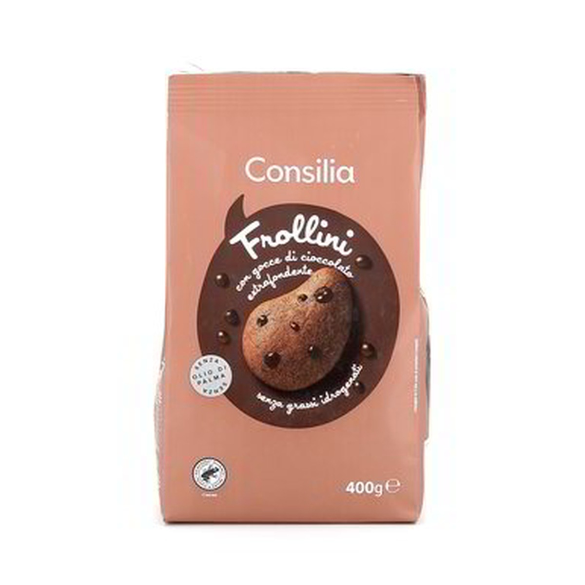 Consilia-Frollini-con-Gocce-Dark-400-g Consilia Frollini con Gocce Dark 400 g - immagine 1
