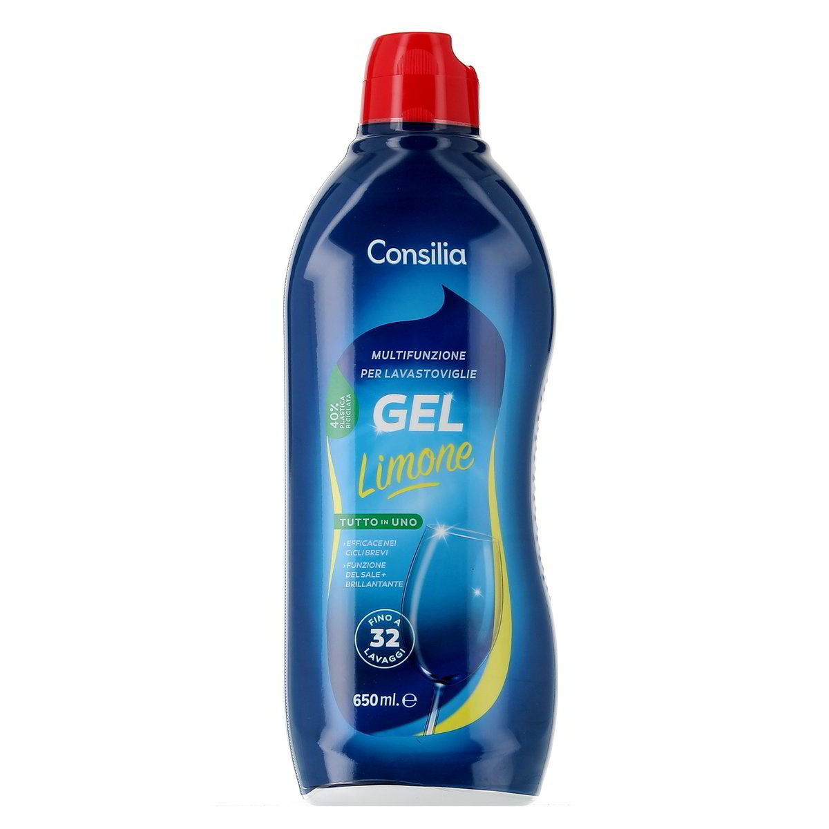 Consilia-Gel-Lavastoviglie-Limone-650-ml Consilia Gel Lavastoviglie Limone 650 ml - immagine 1