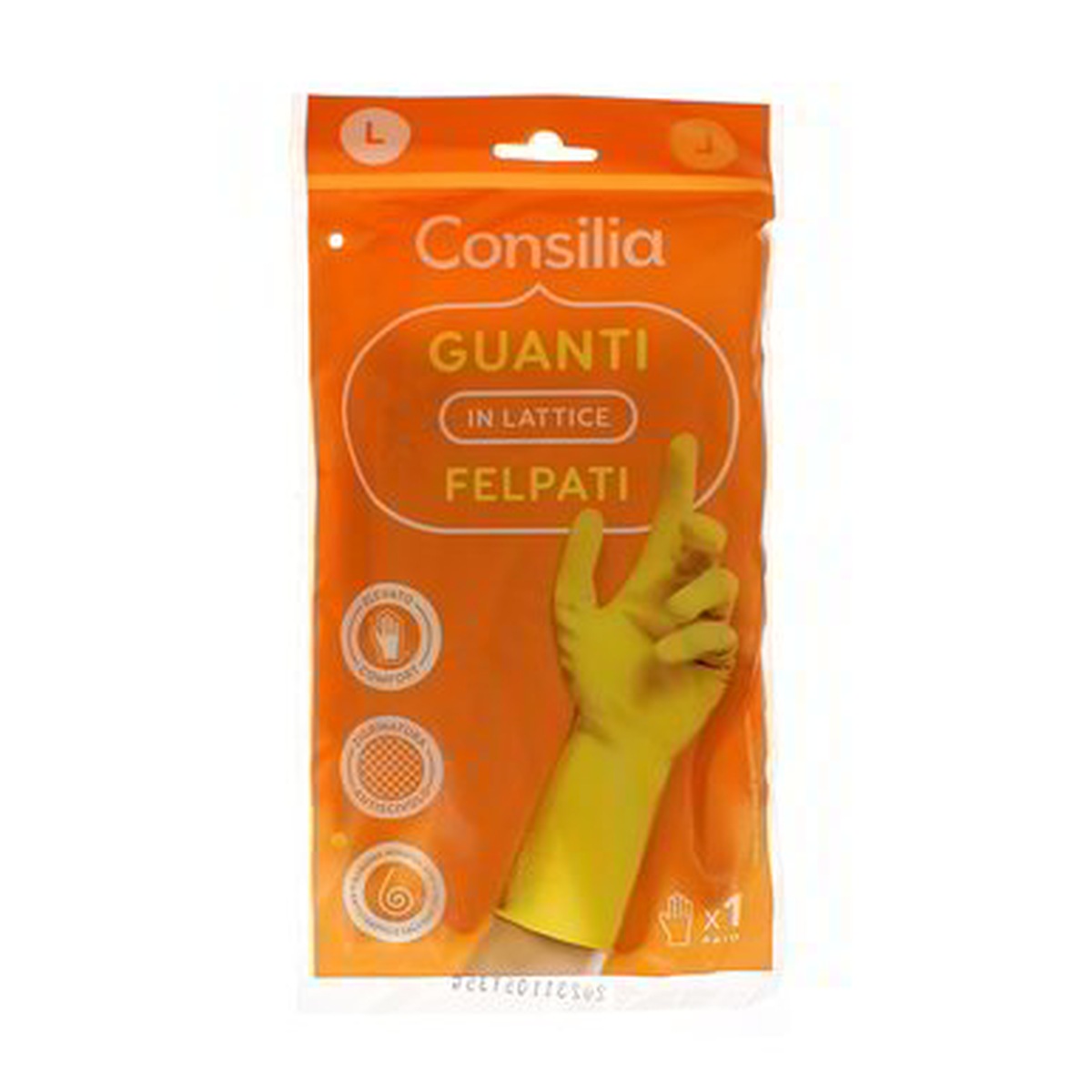 Consilia-Guanti-Felpati-Salva-Goccia-Taglia-L Consilia Guanti Felpati Salva Goccia Taglia L - immagine 1