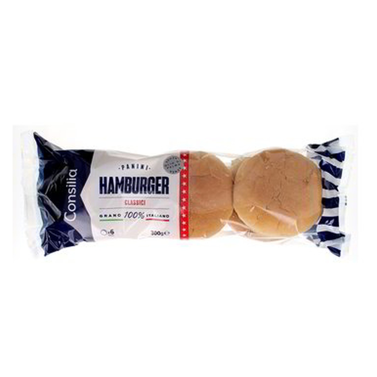 Consilia-Hamburger-Classico-x6-300-g Consilia Hamburger Classico x6 300 g - immagine 1